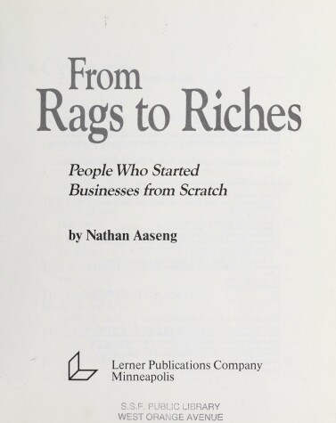 Book cover for From Rags To Riches