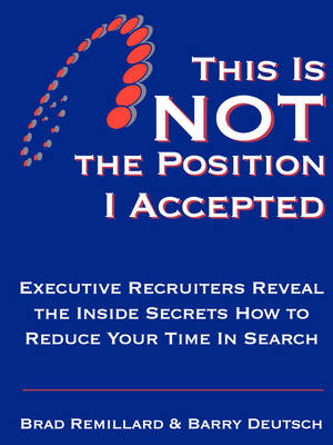 Book cover for This Is Not the Position I Accepted