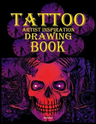 Book cover for Tattoo artist inspiration drawing book