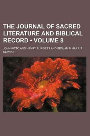 Cover of The Journal of Sacred Literature and Biblical Record (Volume 8)