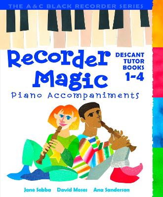 Book cover for Recorder Magic Books 1-4 Piano Accompaniments