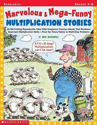 Book cover for Marvelous & Mega-Funny Multiplication Stories