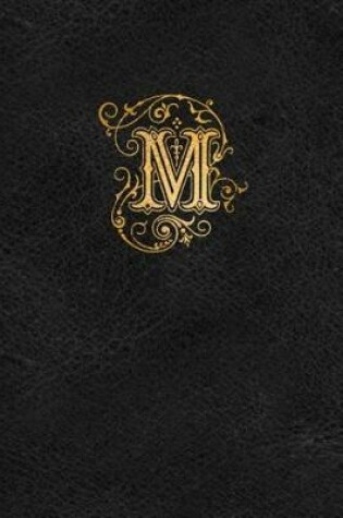 Cover of Old English Monogram Journal - Letter M