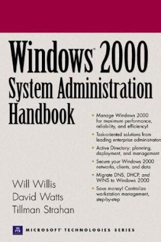 Cover of Windows 2000 System Administration Handbook
