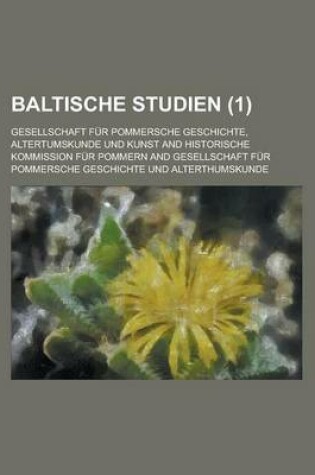 Cover of Baltische Studien (1)