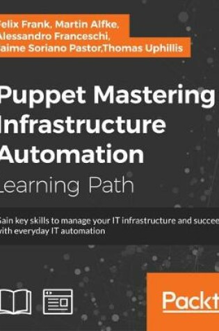 Cover of Puppet: Mastering Infrastructure Automation