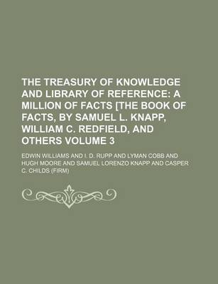 Book cover for The Treasury of Knowledge and Library of Reference Volume 3; A Million of Facts [The Book of Facts, by Samuel L. Knapp, William C. Redfield, and Others