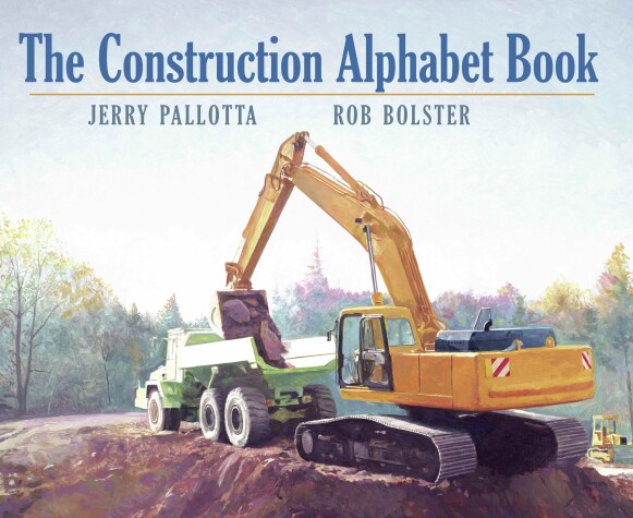 Book cover for The Construction Alphabet Book