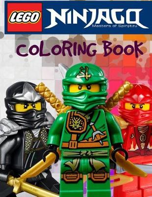 Book cover for Lego Ninjago Coloring Book