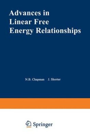 Cover of Advances in Linear Free Energy Relationships