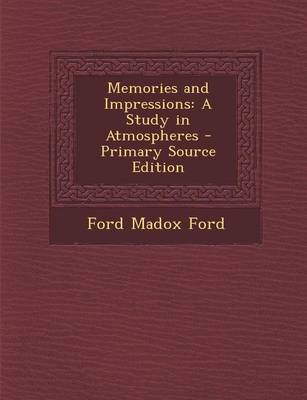 Cover of Memories and Impressions