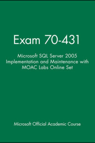 Cover of Exam 70-431