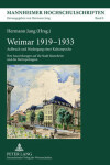 Book cover for Weimar 1919-1933