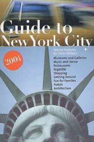 Cover of The New York Times Guide to New York City