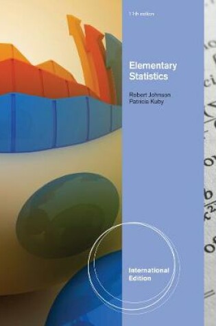 Cover of Elementary Statistics, International Edition