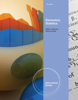 Book cover for Elementary Statistics, International Edition