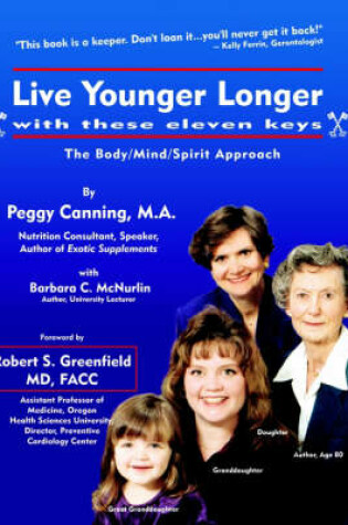 Cover of Live Younger Longer with These Eleven Keys