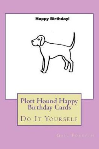 Cover of Plott Hound Happy Birthday Cards