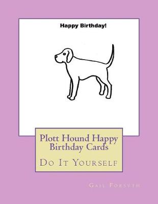 Book cover for Plott Hound Happy Birthday Cards