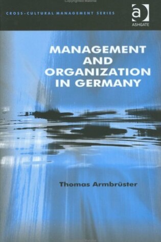 Cover of Management and Organization in Germany