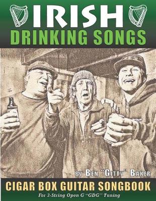 Book cover for Irish Drinking Songs Cigar Box Guitar Songbook