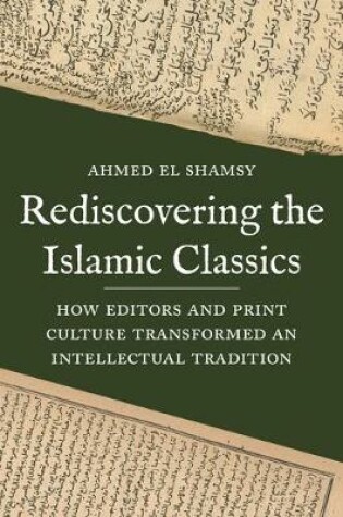 Cover of Rediscovering the Islamic Classics