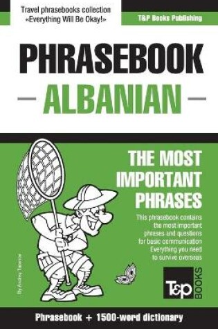 Cover of English-Albanian phrasebook and 1500-word dictionary
