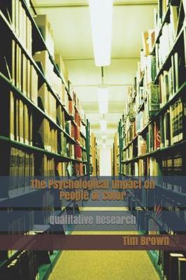 Book cover for The Psychological Impact on People of Color