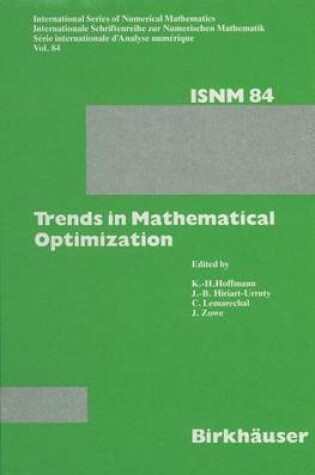 Cover of Trends in Mathematical Optimization