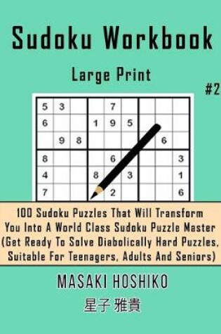 Cover of Sudoku Workbook-Large Print #21