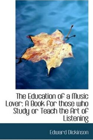 Cover of The Education of a Music Lover