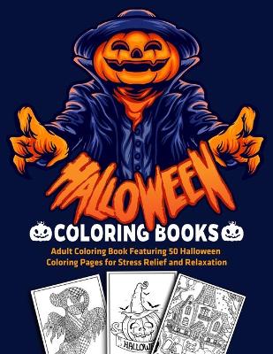 Book cover for Halloween Coloring Books