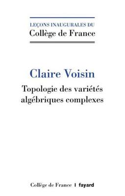 Book cover for Topologie Algebrique Des Nombres Complexes