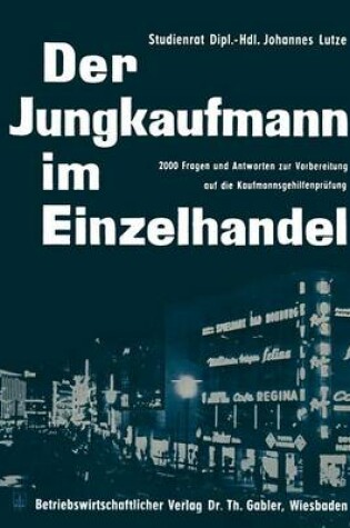 Cover of Der Jungkaufmann Im Einzelhandel