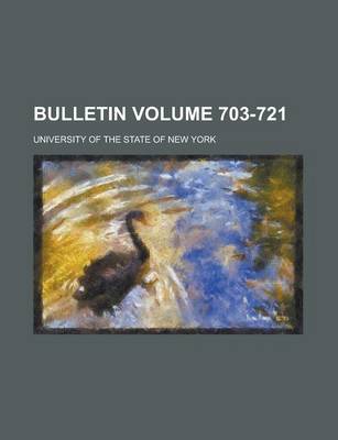 Book cover for Bulletin Volume 703-721