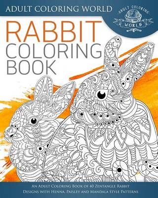 Book cover for Rabbit Coloring Book