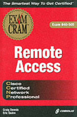 Cover of CCNP Remote Access Exam Cram