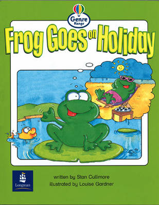 Book cover for Frog goes on holiday Genre Emergent stage Comics Book 5