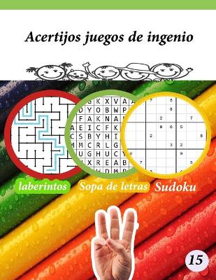 Book cover for Acertijos juegos de ingenio