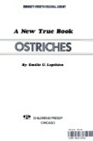 Cover of Ostriches