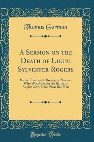 Cover of A Sermon on the Death of Lieut. Sylvester Rogers