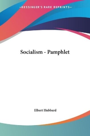 Cover of Socialism - Pamphlet