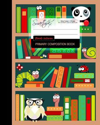 Book cover for Primary Composition Book - Book Worm