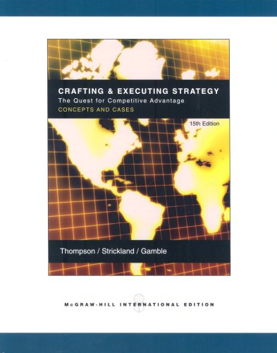 Book cover for Crafting and Executive Strategy