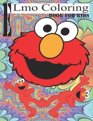 Book cover for Elmo coloring book for kids