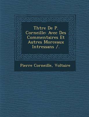 Book cover for Th Tre de P. Corneille