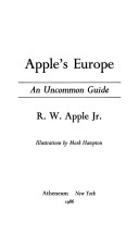 Book cover for Apple's Europe, an Uncommon Guide