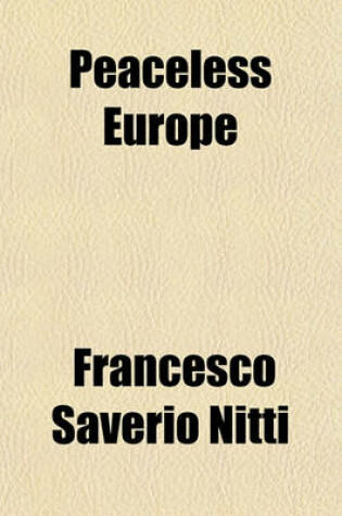 Cover of Peaceless Europe