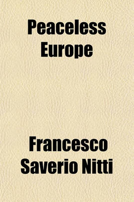 Book cover for Peaceless Europe