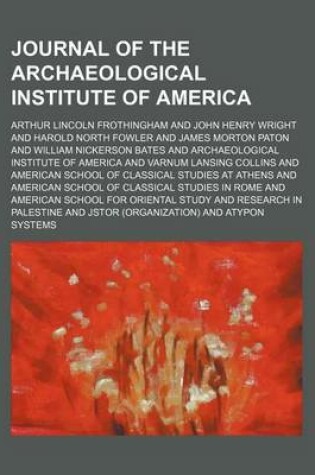 Cover of Journal of the Archaeological Institute of America